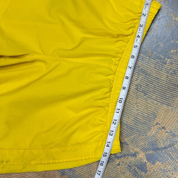 Nike 5” Running Fitness Shorts Yellow Workout S6WWW 297019 Medium Court Ace - Picture 8 of 12